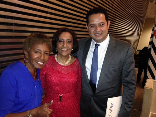  Deputadas Sara Munhoz e Leci Brandão com Neyson Freire do Cofen